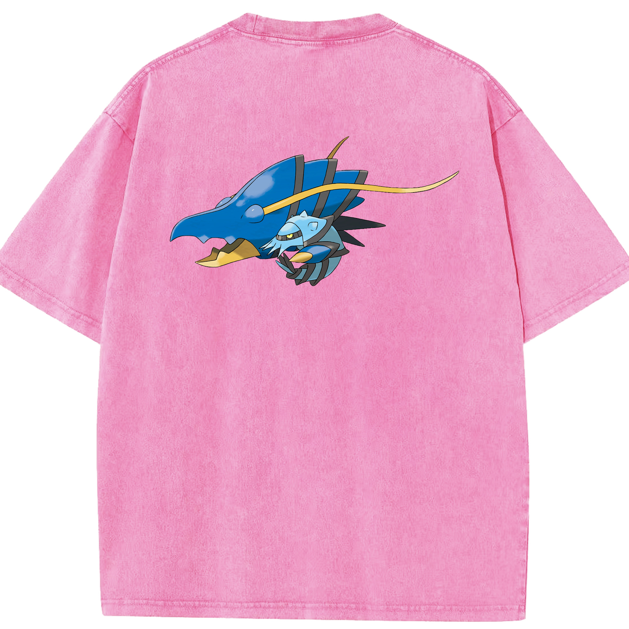 （画像用） ポケットモンスター Pokémon 綿100% ヴィンテージ風 半袖Tシャツ（背面プリント）